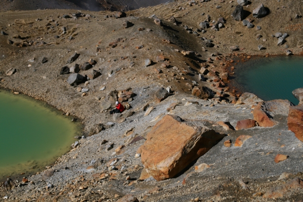 6a Tongarino Alpine Crossing - jeziora wulkaniczne.