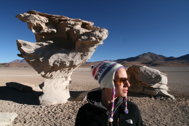 16 Arbol de Piedra to podobno najbardziej fotogeniczna skała na Salares de Uyuni.