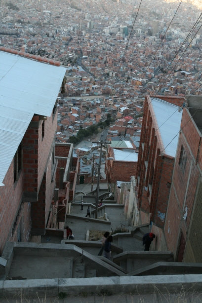 9 Górne dzielnice La Paz.